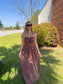 Mocha Halter Maxi Dress