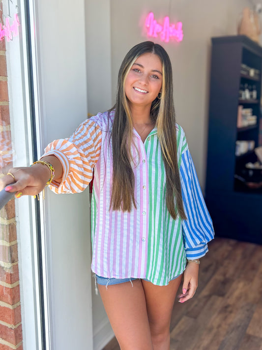 Harper Stripe Top