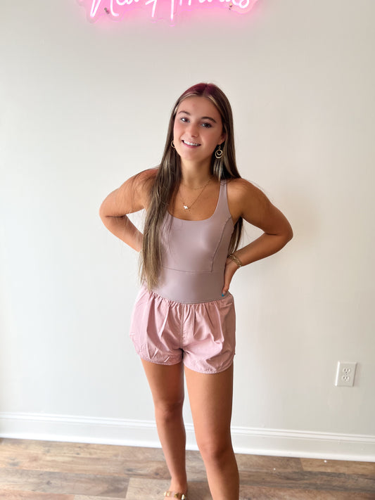 Dusty Lavender Romper