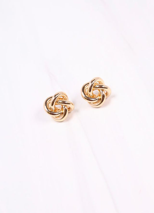 Casella Knot Stud Earring