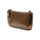 Liquid Metal Copper Mini Crossbody Wristlet Clutch