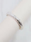 Hammered Stretch Bracelet Silver