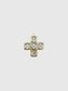 Bezel Cross Scarf Necklace