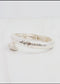 Hammered Stretch Bracelet Silver