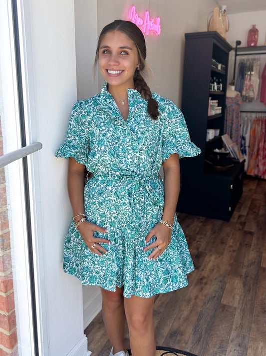 Green Mini Dress